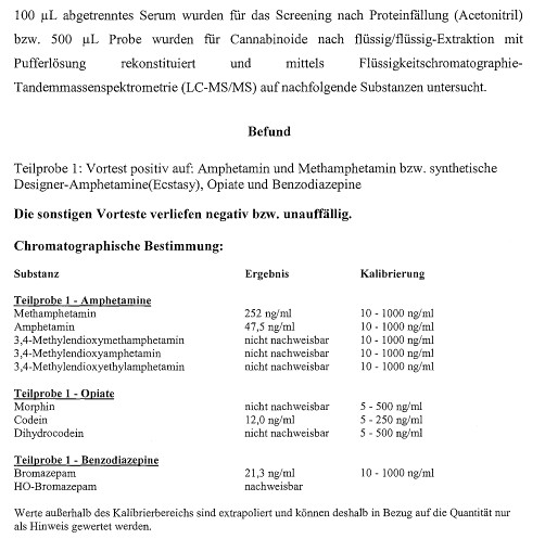 Drogen nachweisbar Drogentest