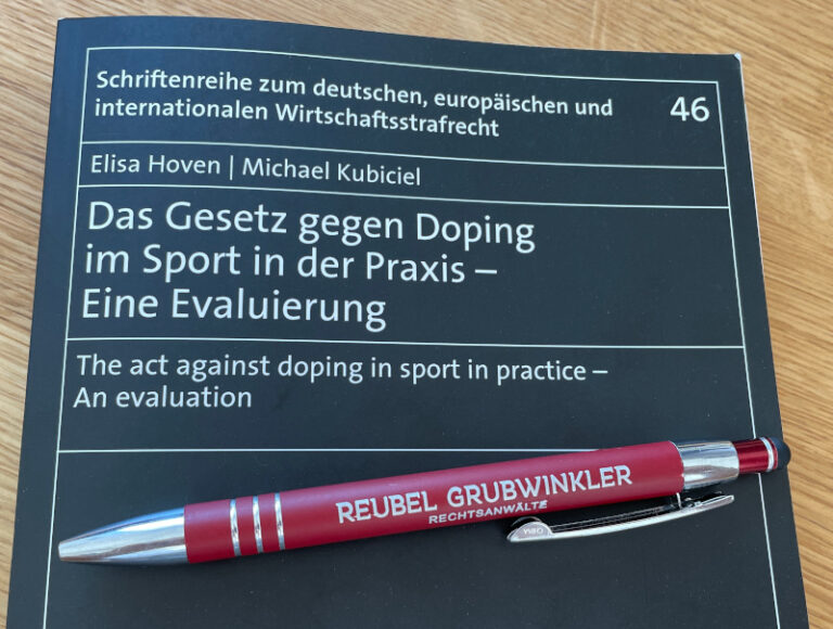 Anti-Doping-Gesetz Anwalt